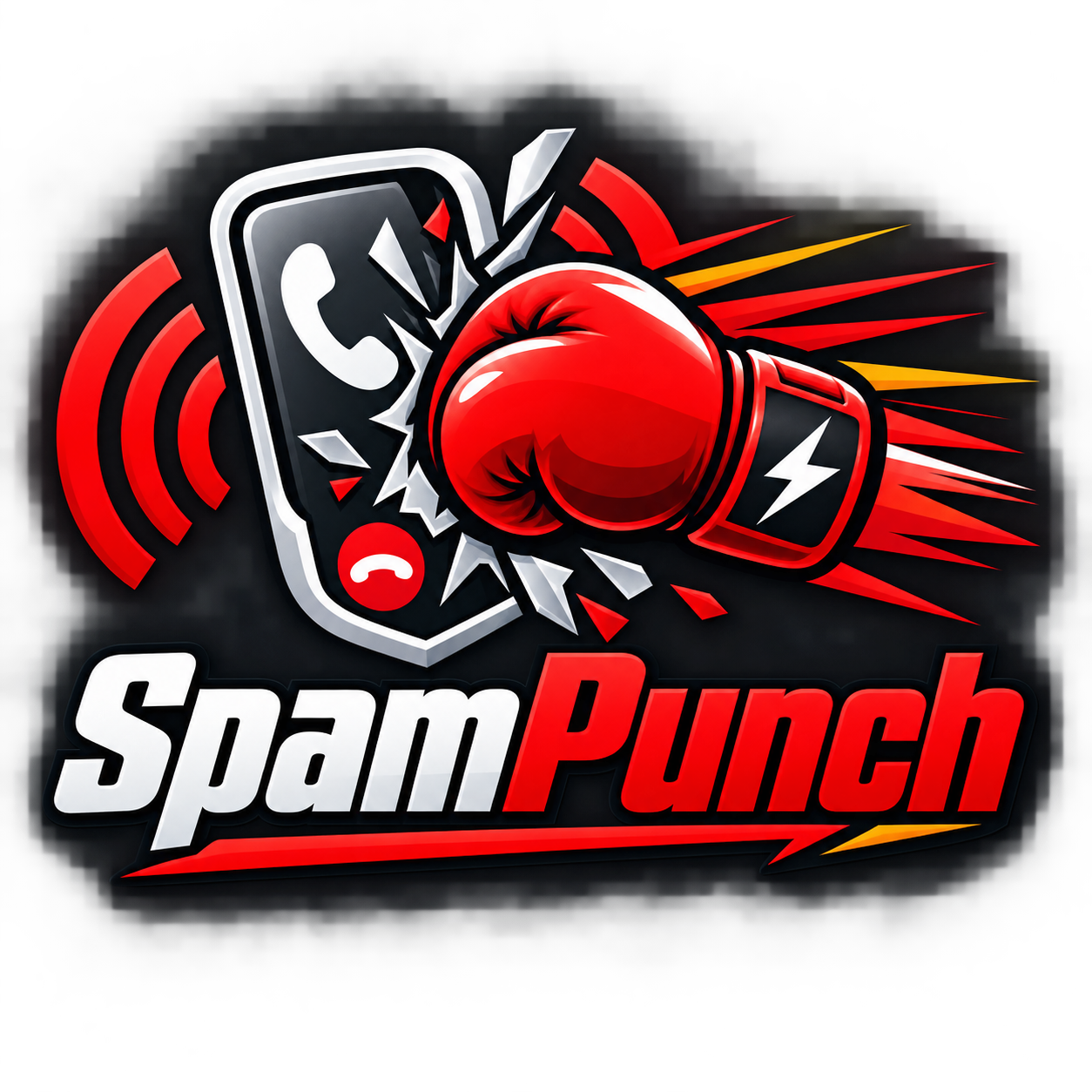 SpamPunch boxing glove punching an unwanted call